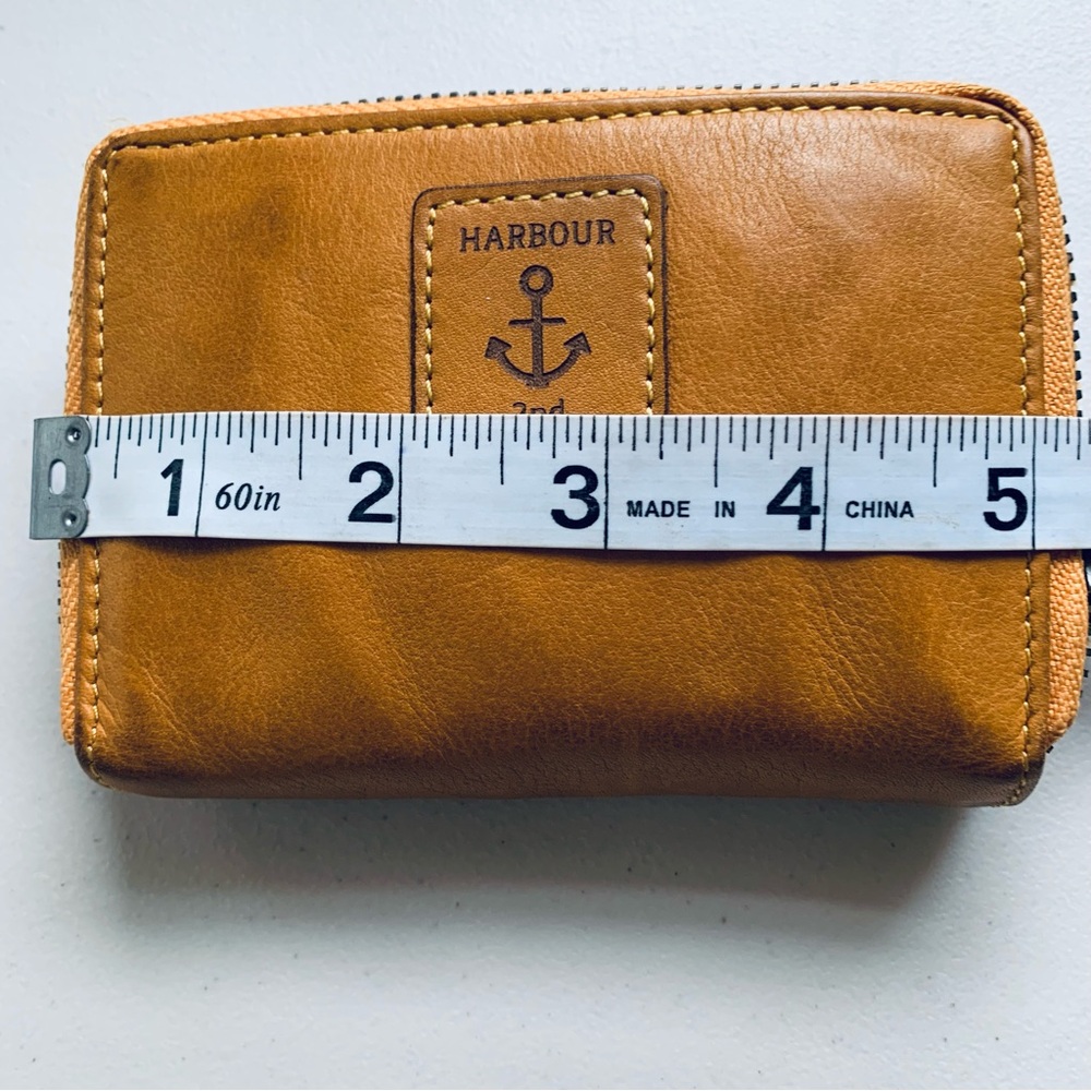 New Harbor 2nd vintage style distressed leather wallet